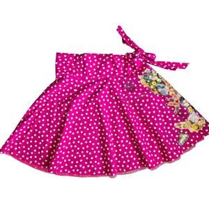 Vintage Fornarina Pin Up Polka Dot Skirt Decal 60s Circle Tutu Women Small